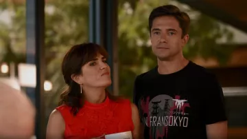 Kohls Disney Big Hero 6 San Fransokyo Tee worn by Tom (Topher Grace) as seen in Home Economics (S03E03)