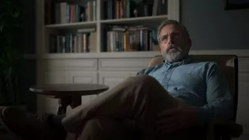 Ralph Lauren Classic Chambray Shirt worn by Alan Strauss (Steve Carell) as seen in The Patient (S01E01)