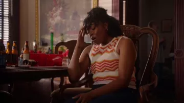 Mother The Open Back Tank Top usado por Beatrice Carter (Beverly Todd) como se ve en 9-1-1 (S06E04)