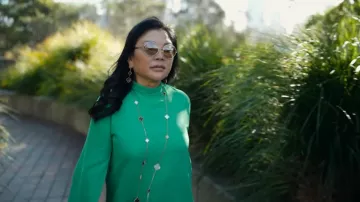 Van Cleef & Arpels Magic Alhambra Long Necklace worn by Monika Tu as seen in Luxe Listings Sydney (S03E01)
