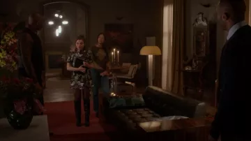 Zara Knee High Heeled Leather Boots worn by Mia Karp (Mia McKenna-Bruce) as seen in Vampire Academy (S01E06)