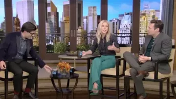 Gianvito Rossi Ellipsis Pointed Pumps worn by Kelly Ripa as seen in LIVE with Kelly and Ryan on October 10, 2022