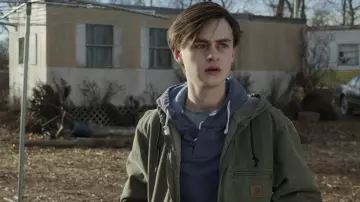 Carhartt Hooded Jacket worn by Craig (Jaeden Lieberher) as seen in Mr. Harrigan's Phone TV series outfits