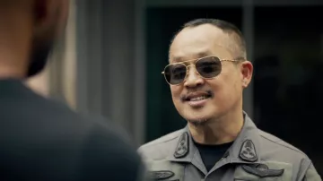 American Optical Aviator Sunglasses worn by Commander Niran (Sahajak Boonthanakit) as seen in S.W.A.T. TV series (S06E01)