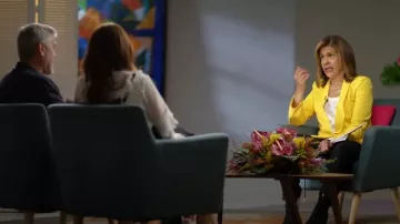 Alice + Olivia Skye Blazer worn by Hoda Kotb as seen in Today on October 10, 2022