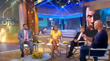 Valentino Rockstud Pumps worn by Robin Roberts as seen in Good Morning America on October 12, 2022