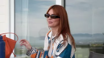 Dmy by dmy Black Billy Sunglasses worn by Kendall Jenner as seen in The Kardashians (S02E04)