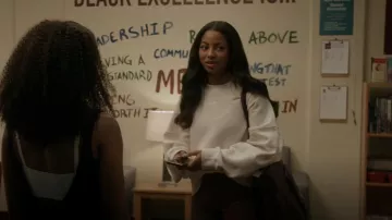 Adidas Originals Adicolor Essentials Fleece Sweatshirt worn by Thea Mays (Camille Hyde) as seen in All American: Homecoming (S01E01)