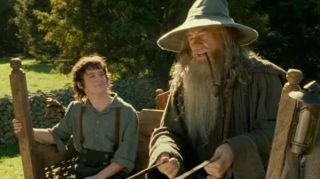 Wizard Robes worn by Gandalf (Ian McKellen) as seen in The Lord of the Rings movie wardrobe