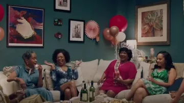 Ted Baker Yaz Belted Linen-Blend Minidress worn by Darla (Bianca Lawson) as seen in Queen Sugar (S07E06)