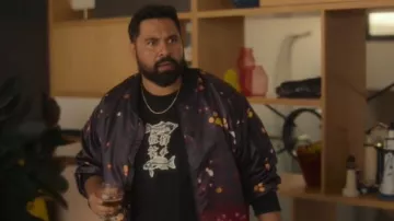 Veste Nike Jordan Jumpman MA-1 portée par Zeke (Bjorn Stewart) vue dans Summer Love (S01E06)