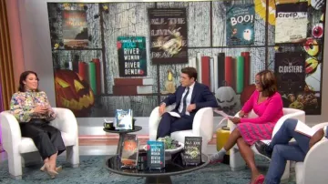 Diane von Furstenberg Rosa Jupe portée par Gayle King telle que vue dans CBS Mornings le 13 octobre 2022