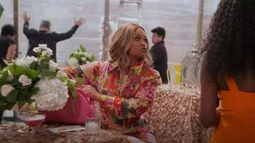 Stella McCartney Mina Floral Jumpsuit worn by Gizelle Bryant as seen in The Real Housewives of Potomac (S07E01)