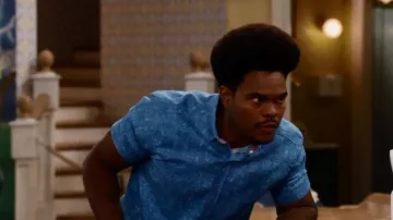 Robert Graham Harp­swell Shirt worn by Carter (Julian Gant) as seen in Call Me Kat (S03E03)