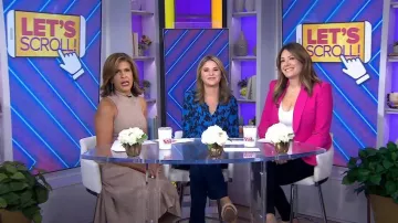 Veronica Beard Dacey Shearling Mules usadas por Jenna Bush Hager como se ve en Today with Hoda & Jenna el 14 de octubre de 2022