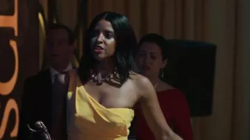 Robe midi à une épaule Dolce & Gabbana portée par Mallory Book (Renée Elise Goldsberry) telle que vue dans She-Hulk: Attorney at Law (S01E08)