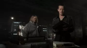 Gucci Leather Belt with Double G Buckle worn by Mickey(Macaulay Culkin) as seen in American Horror Story (S10E05)