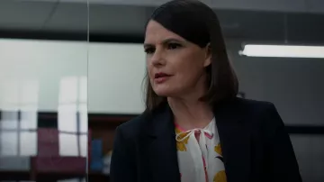 Kobi Halperin Noelle Floral Blouse worn by DDA Maggie Palmer (Suzanne Cryer) as seen in All Rise (S02E16)