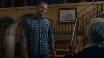 American Eagle Super Soft Plaid Everyday Shirt porté par G. Callen (Chris O’Donnell) vu dans NCIS: Los Angeles (S14E02)