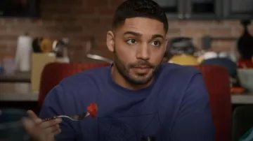 Norse Projects Boredom Logo Sweatshirt porté par Jordan Baker (Michael Evans Behling) vu dans All American: Homecoming (S01E09)