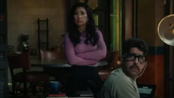 Cinq à Sept Tous Les Jours Giles Pantalones usados por Melody 'Mel' Bayani (Liza Lapira) como se ve en The Equalizer (S03E03)