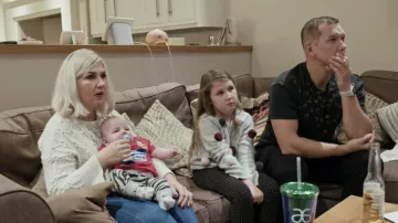 AllSaints Horseshoe Printed t-shirt worn by Simon Cooke in Welcome to Wrexham TV series (Season 1 Episode 1)