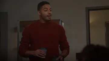 Rag & Bone Harlow Donegal Wool & Cashmere Sweater porté par Jordan Baker (Michael Evans Behling) vu dans All American (S05E02)