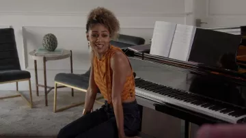 Ulla Johnson Nisha Top porté par Patience (Chelsea Tavares) vu dans All American (S05E02)