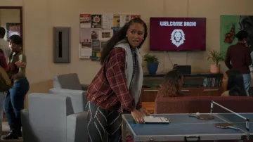 Fashion Nova This Is It Plaid Shacket worn by Keisha McCalla (Netta Walker) as seen in All American: Homecoming (S02E02)