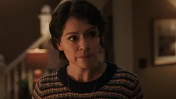 Suéter Madewell Striped Tensley Pullover usado por Jennifer Walters (Tatiana Maslany) como se ve en She-Hulk: Attorney at Law (S01E09)