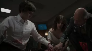 Eton Slim Fit Pleated Bib Tuxedo Shirt worn by Dr. Shaun Murphy (Freddie Highmore) as seen in The Good Doctor (S06E01)