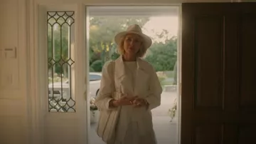 Balmain Gold Tubular Ring worn by Nora Brannock (Naomi Watts) as seen in The Watcher (S01E01)