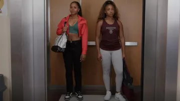 Nike Jordan Mid 1 Sneakers worn by Simone Hicks (Geffri Maya Hightower) as seen in All American: Homecoming (S02E02)