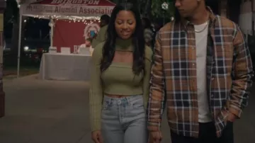 H:Ours Loren Knit Tube Top worn by Thea Mays (Camille Hyde) as seen in All American: Homecoming (S01E12)