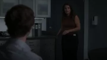 Camila Coelho Chelle Maxi Skirt worn by Lea Dilallo (Paige Spara) as seen in The Good Doctor (S06E03)