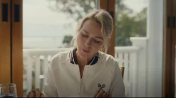 Tory Burch Tennis Warm Up Jacket worn by Nora Brannock (Naomi Watts) as seen in The Watcher (S01E03)