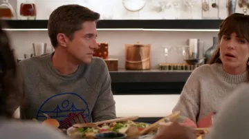 Culk Cable Car Unisex Crewneck Sweatshirt worn by Tom (Topher Grace) as seen in Home Economics (S03E05)