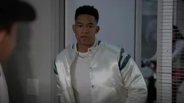 Rhude Polyester Puffer Jacket worn by Damon Sims (Peyton Alex Smith) as seen in All American: Homecoming (S01E13)
