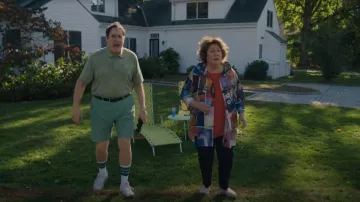 Damee Watercolor Abstract Swing Jacket worn by Maureen (Margo Martindale) as seen in The Watcher (S01E02)