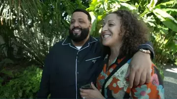 Louis Vuitton Poppies Print Windbreaker of DJ Khaled in the music video DJ  Khaled - Celebrate ft. Travis Scott, Post Malone