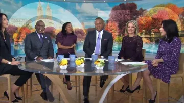 Eliza J Jewel Neck A-Line Dress worn by Vicky Nguyen as seen in Today on October 20, 2022