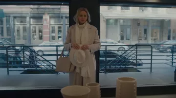 Joseph Cenda Coat worn by Nora Brannock (Naomi Watts) as seen in The Watcher (S01E05)