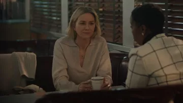 Remain Polo worn by Nora Brannock (Naomi Watts) as seen in The Watcher (S01E05)