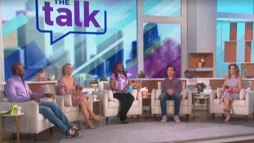 The Men's Store at Bloomingdales Cashmere Half-Zip Sweater worn by Jerry O'Connell as seen in The Talk on October 20, 2022