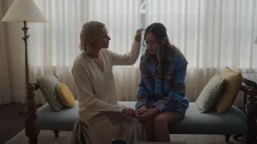 Vince Velvet Midi Skirt worn by Nora Brannock (Naomi Watts) as seen in The Watcher (S01E05)