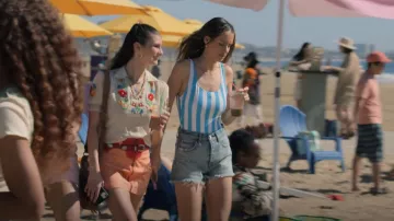 Solid & Striped Anne-Marie Swimsuit worn by Louise Gruzinsky (Nell Verlaque) as seen in Big Shot (S02E01)