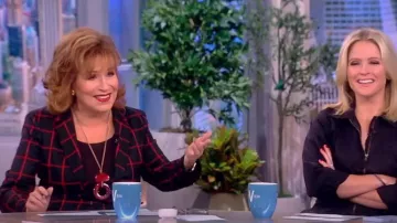 Alice + Olivia Mya Blazer à vitre porté par Joy Behar vu dans The View le 21 octobre 2022