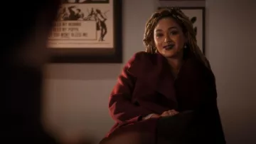 Mackage Mai Coat worn by Angela (Savannah Basley) as seen in Reginald the Vampire (S01E02)