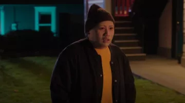 Zara Basic Bomber Jacket worn by Reginald Baskin (Jacob Batalon) as seen in Reginald the Vampire (S01E02)