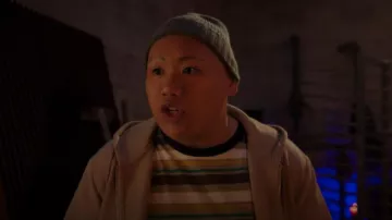 Levi's Oversized Tee Ringer Multi Tea worn by Reginald Baskin (Jacob Batalon) as seen in Reginald the Vampire (S01E03)